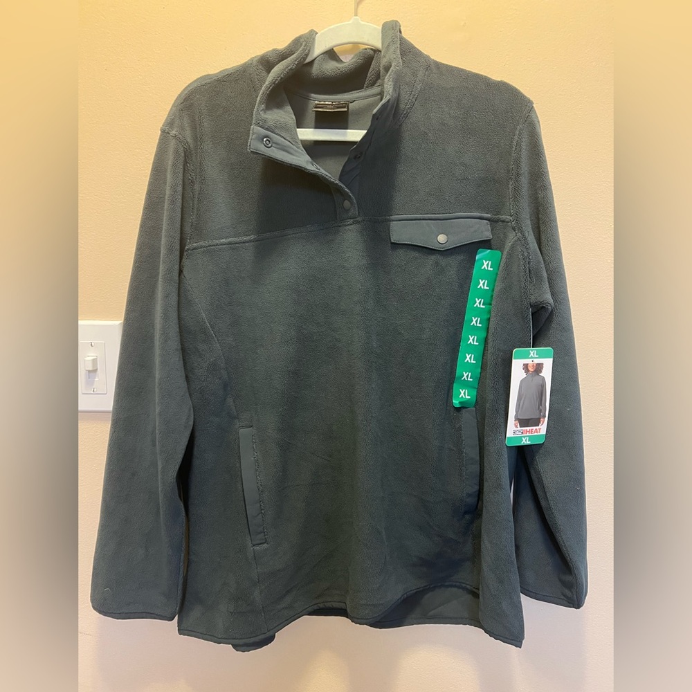 Gray Fleece Pullover